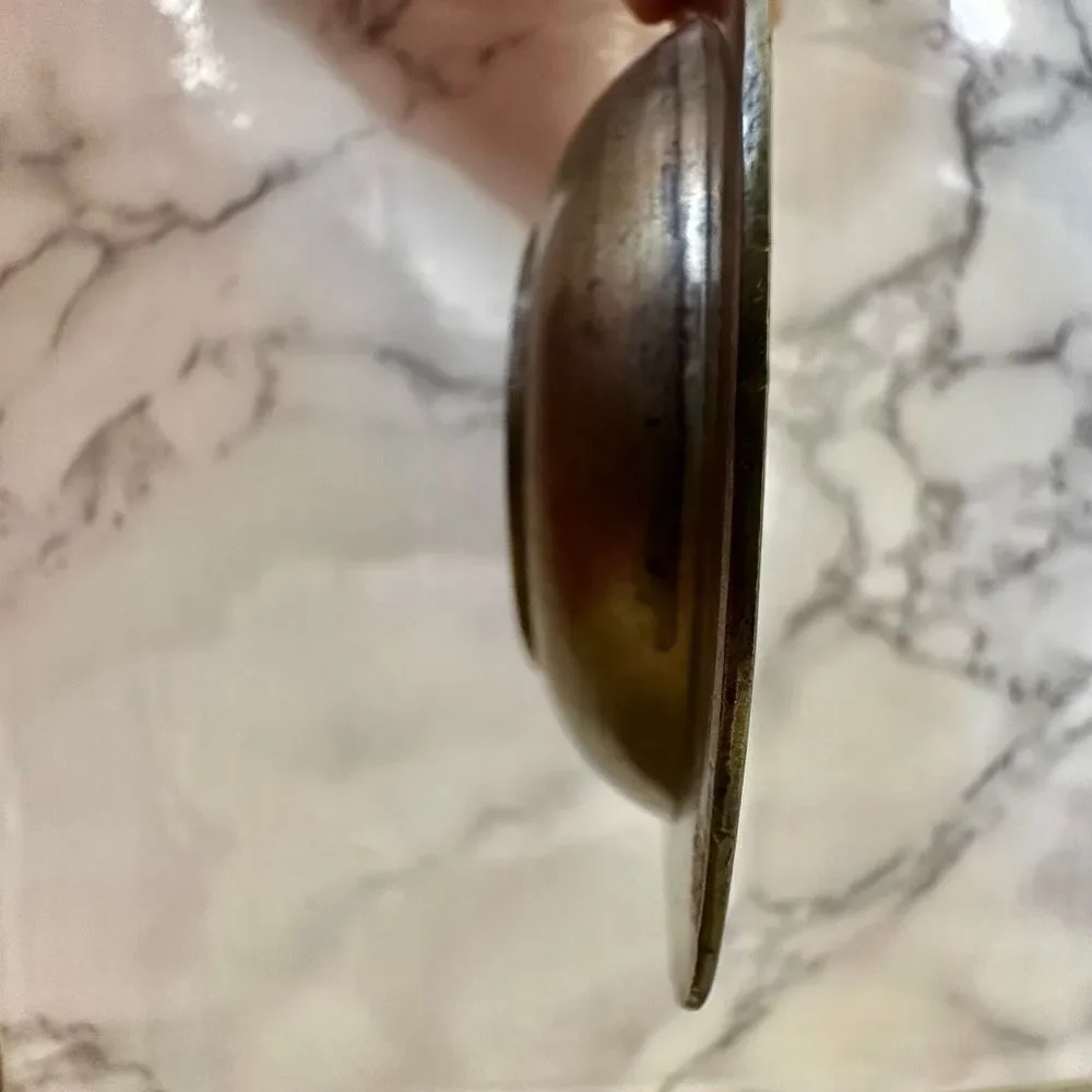 Vintage metal lacquered bowl